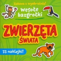 Wesołe bazgrołki. Zwierzęta świata - okładka książki