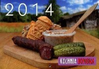Kalendarz 2014. Kuchnia domowa - okładka książki