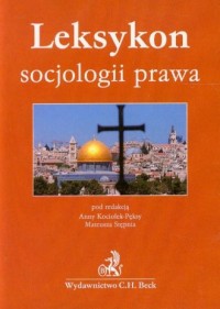 Leksykon socjologii prawa - okładka książki