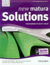 New Matura Solutions. Intermediate - okładka podręcznika