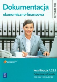 Dokumentacja ekonomiczno-finansowa. - okładka podręcznika