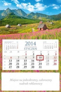 Kalendarz 2014. Chatki - okładka książki