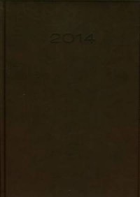 Kalendarz 2014. Ciemnyobrązowy - okładka książki