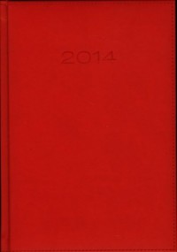 Kalendarz 2014. Czerwień dzienny - okładka książki