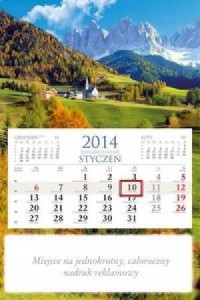 Kalendarz 2014. Dolina - okładka książki