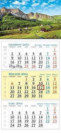 Kalendarz 2014. Hala - okładka książki