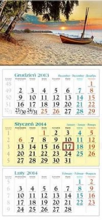 Kalendarz 2014. Łódka - okładka książki