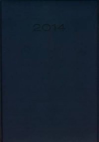 Kalendarz 2014. Niebieski duży - okładka książki