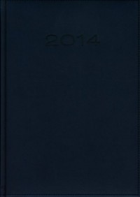 Kalendarz 2014. Niebieski menadżerski - okładka książki