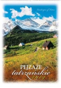 Kalendarz 2014. Pejzaże tatrzańskie - okładka książki