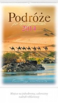 Kalendarz 2014. Podróże po kontynentach - okładka książki