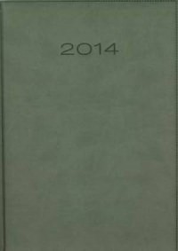 Kalendarz 2014. Szary (dzienny - okładka książki