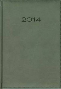 Kalendarz 2014. Szary dzienny (A5) - okładka książki