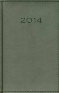 Kalendarz 2014. Szary dzienny (B6) - okładka książki