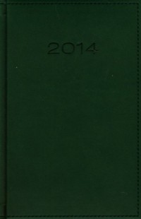 Kalendarz 2014. Zielony dzienny - okładka książki