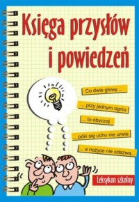 Księga przysłów i powiedzeń. Leksykon - okładka podręcznika