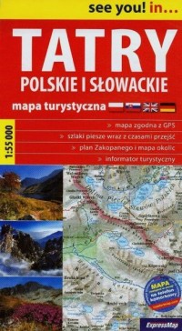 Tatry polskie i słowackie papierowa - okładka książki