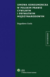Umowa konsumencka w polskim prawie - okładka książki