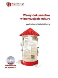 Wzory dokumentów w instytucjach - okładka książki