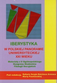 Iberystyka w polskiej panoramie - okładka książki