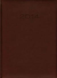 Kalendarz 2014. Bordowy menadżerski - okładka książki