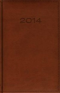 Kalendarz 2014. Brązowy dzienny - okładka książki