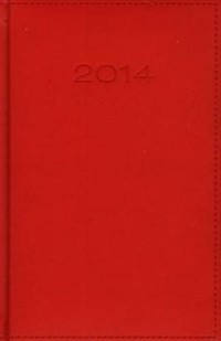 Kalendarz 2014. Czerwony dzienny - okładka książki