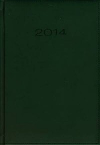Kalendarz 2014. Zielony dzienny - okładka książki