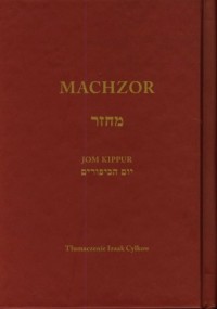 Machzor na Jom Kippur - okładka książki
