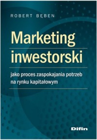 Marketing inwestorski jako proces - okładka książki