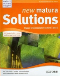 New Matura Solutions. Upper-Intermediate - okładka podręcznika
