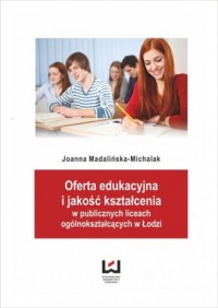 Oferta edukacyjna i jakość kształcenia - okładka książki