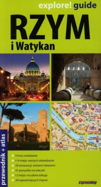 Rzym i Watykan explore! guide. - okładka książki