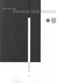 Pamiętnik Sztuk Pięknych nr 1(4) - okładka książki
