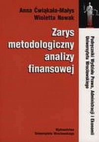 Zarys metodologiczny analizy finansowej - okładka książki