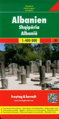 Albania mapa drogowa (skala 1: - okładka książki