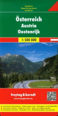 Austria mapa drogowa (skala 1: - okładka książki