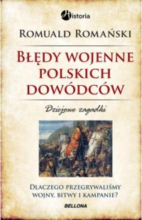 Błędy wojenne polskich dowódców - okładka książki