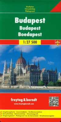 Budapeszt plan miasta (skala 1: - okładka książki
