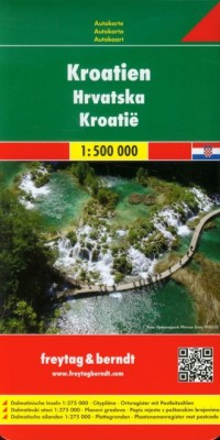 Chorwacja mapa drogowa (skala 1:500 - okładka książki