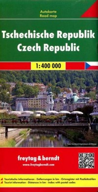 Czechy mapa drogowa (skala 1: 400 - okładka książki