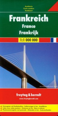 Francja mapa drogowa (skala 1: - okładka książki