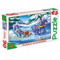 Królowa Śniegu (puzzle - 90 elem.) - zdjęcie zabawki, gry