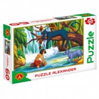 Księga dżungli (puzzle - 60 elem.) - zdjęcie zabawki, gry