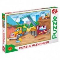 Maszyny budowlane (puzzle maxi - zdjęcie zabawki, gry