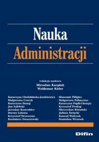 Nauka Administracji - okładka książki