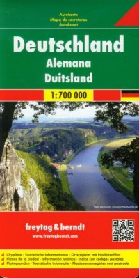 Niemcy mapa drogowa (skala 1: 700 - okładka książki