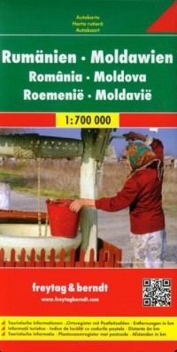 Rumunia, Mołdawia mapa drogowa - okładka książki