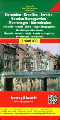 Słowenia, Chorwacja, Serbia, Bośnia - okładka książki
