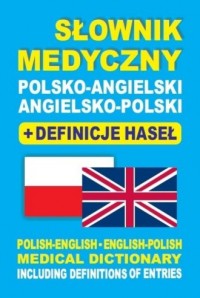 Słownik medyczny polsko-angielski, - okładka podręcznika